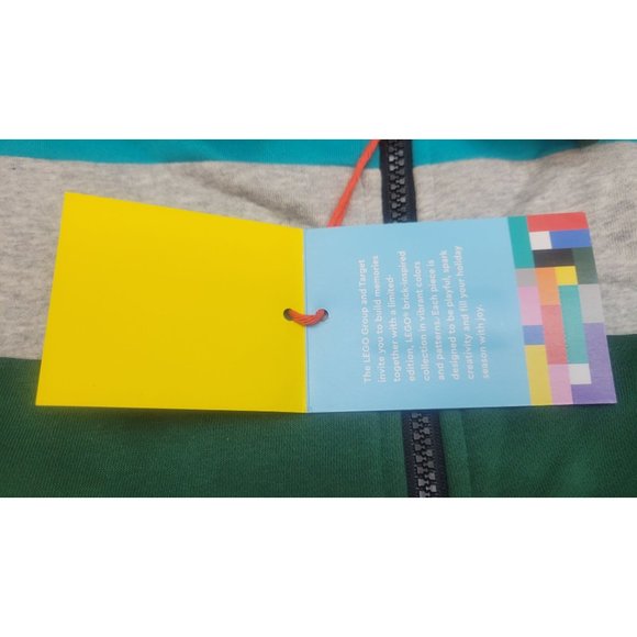 Men's Color Block Stripe Zip-Up Track Jacket - LEGO Collection x Target Green Me - Picture 6 of 8